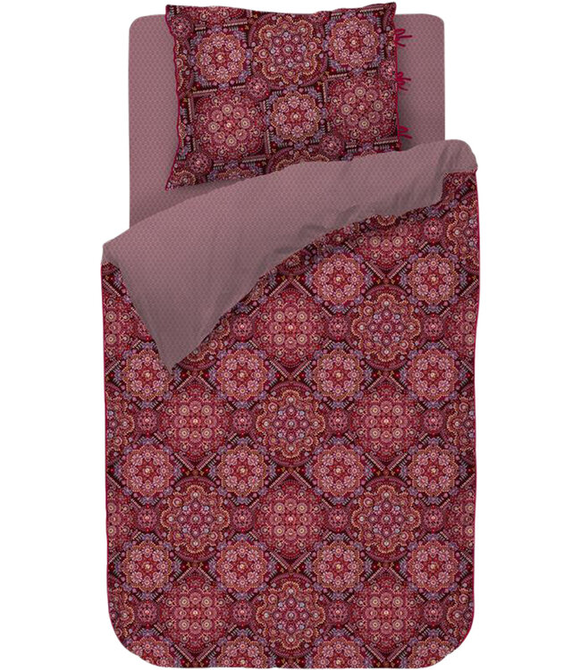 Pip Studio Dekbedovertrek Il Mosaico Donkerrood