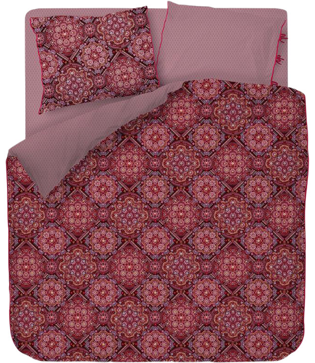 Pip Studio Dekbedovertrek Il Mosaico Donkerrood