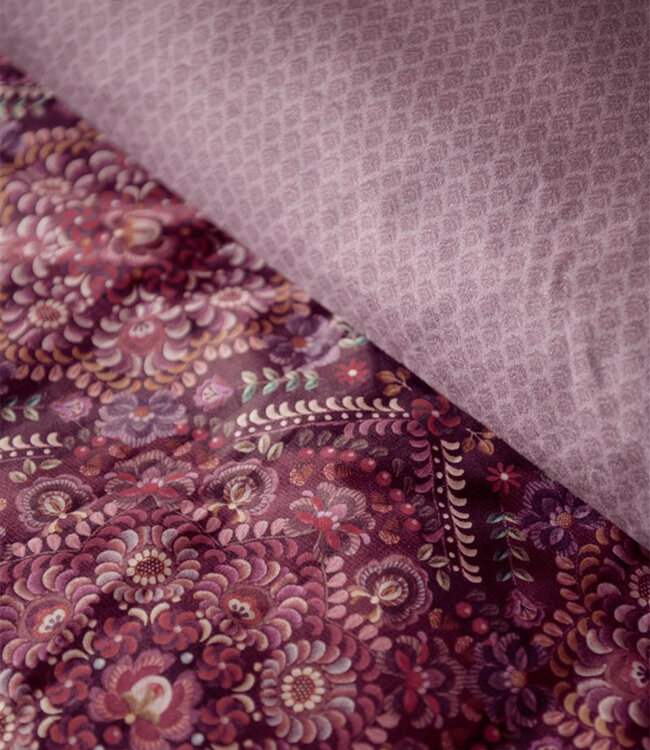 Pip Studio Dekbedovertrek Il Mosaico Donkerrood