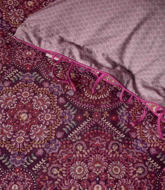 Pip Studio Dekbedovertrek Il Mosaico Donkerrood