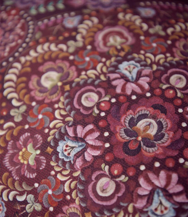 Pip Studio Dekbedovertrek Il Mosaico Donkerrood