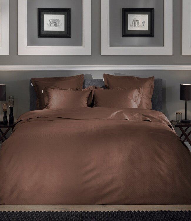 Heckett Lane Dekbedovertrek Punto Marsala Brown 240 x 200/220