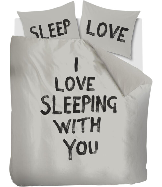 VT WONEN Dekbedovertrek Love Sleep Naturel