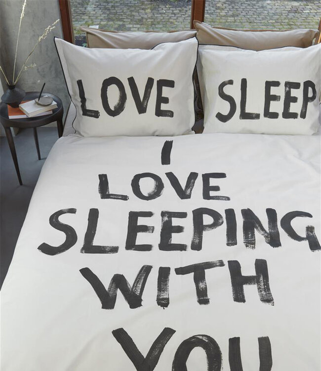 VT WONEN Dekbedovertrek Love Sleep Naturel 140 x 200/220