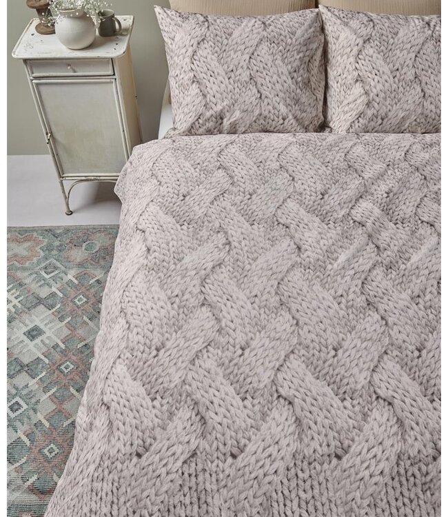 Ariadne at Home Dekbedovertrek Wool Off-White 140 x 200/220