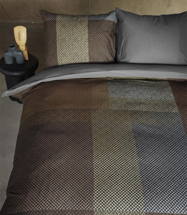 Beddinghouse Dekbedovertrek Harris Bruin