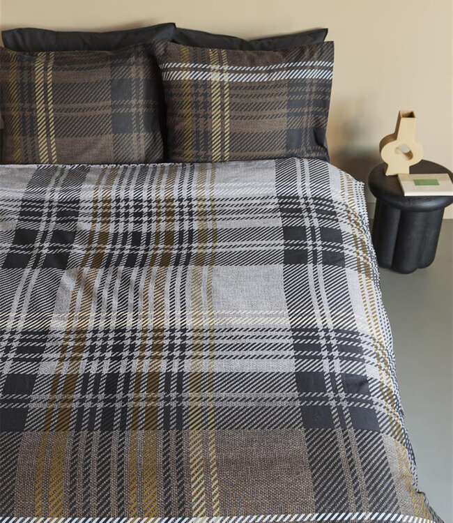 Beddinghouse Dekbedovertrek Hue Bruin 240 x 200/220