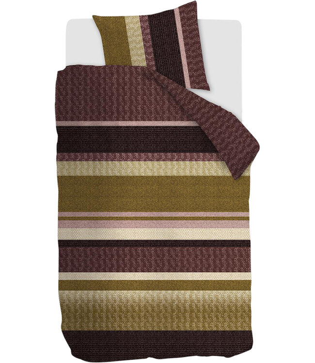 Beddinghouse Dekbedovertrek Jorren Dark Red