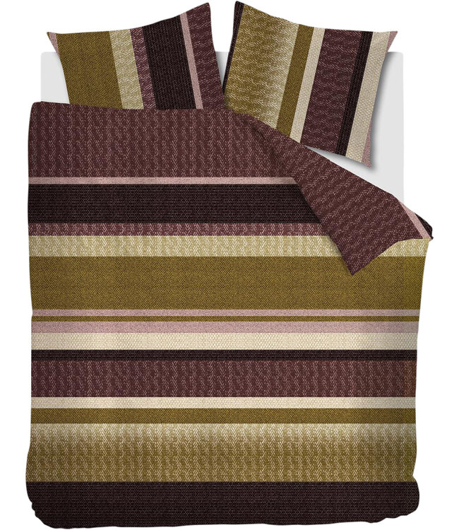 Beddinghouse Dekbedovertrek Jorren Dark Red