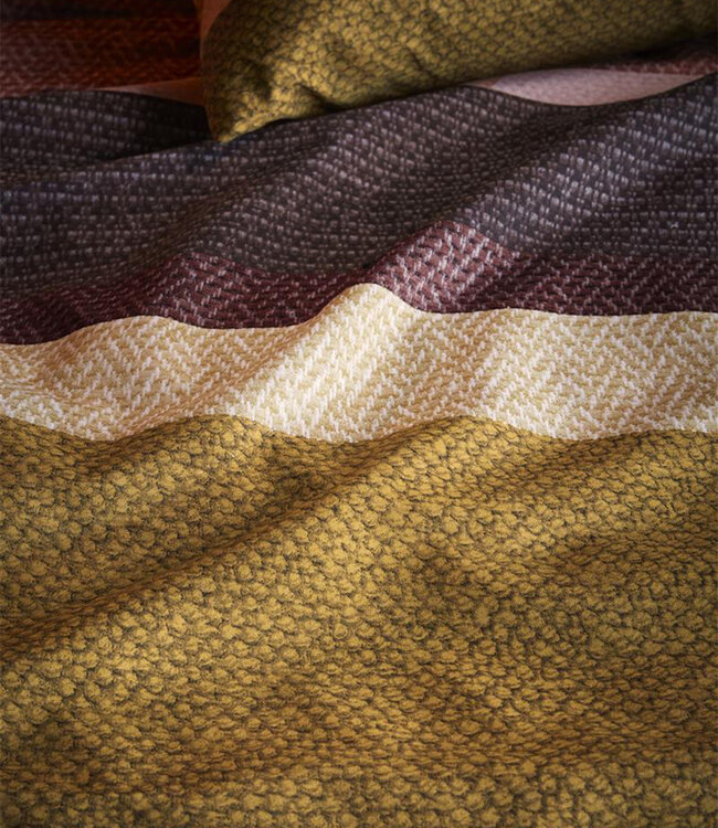 Beddinghouse Dekbedovertrek Jorren Dark Red