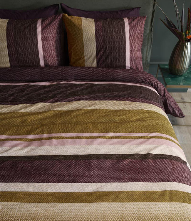 Beddinghouse Dekbedovertrek Jorren Dark Red