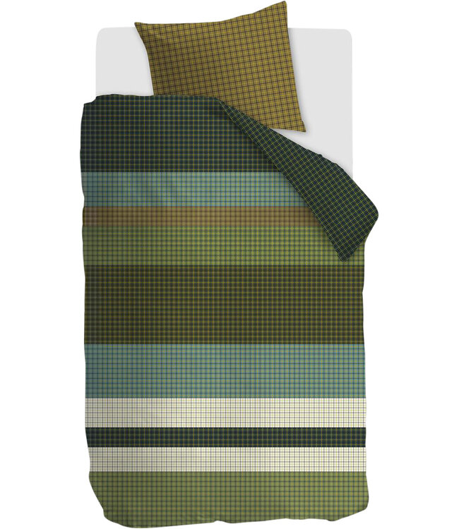 Beddinghouse Dekbedovertrek Juno Green