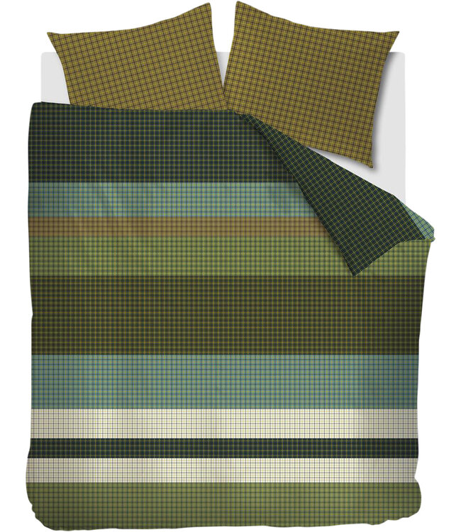 Beddinghouse Dekbedovertrek Juno Green 240 x 200/220