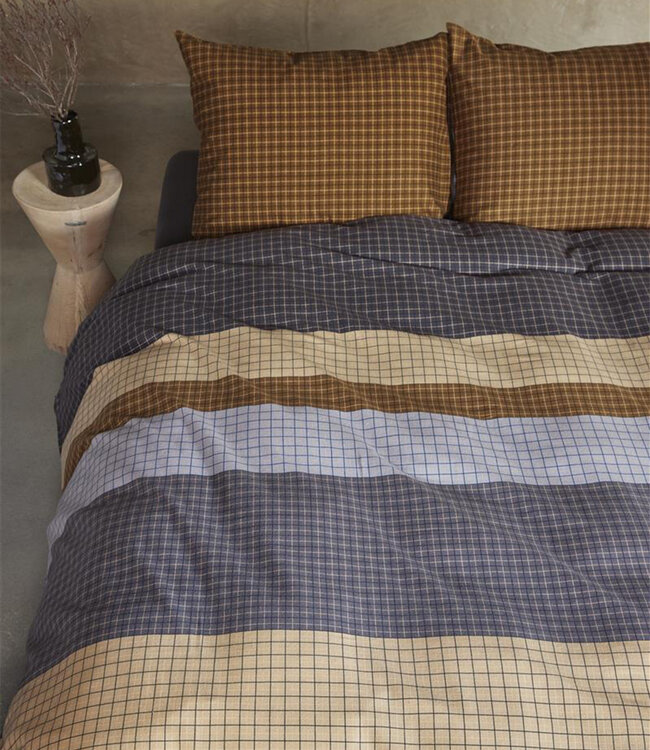 Beddinghouse Dekbedovertrek Juno Grey 200 x 200/220