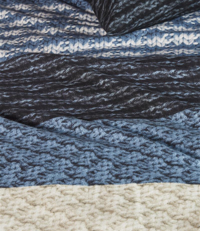 Beddinghouse Dekbedovertrek Lance Blue 240 x 200/220