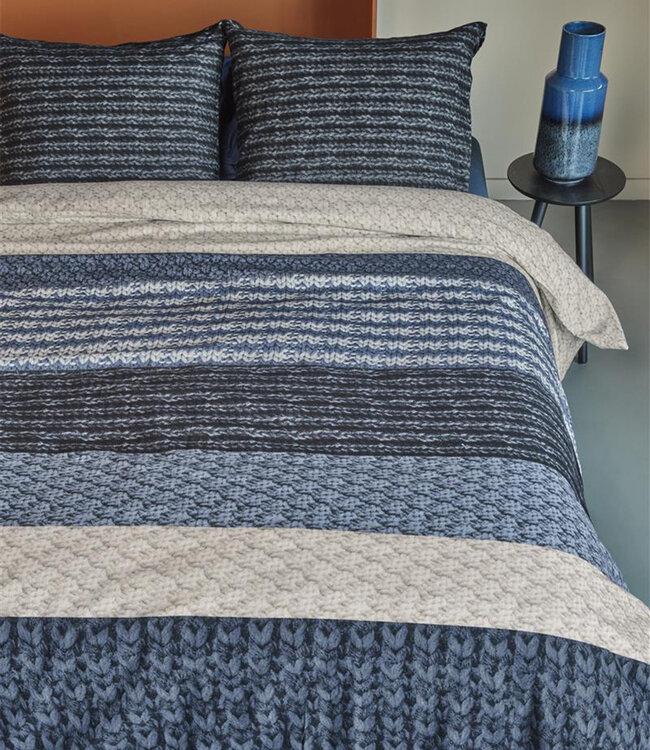 Beddinghouse Dekbedovertrek Lance Blue 240 x 200/220