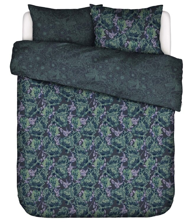 Essenza Dekbedovertrek Bernice Darkest Blue 260 x 200/220