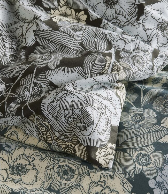 Essenza Dekbedovertrek Camille Reef Green 200 x 200/220