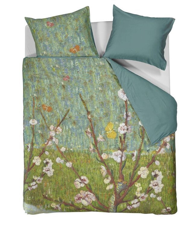 Beddinghouse Dekbedovertrek Van Gogh Peach Trees Green