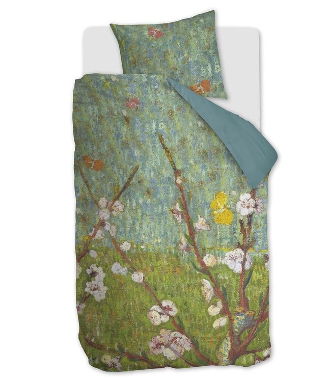 Beddinghouse Dekbedovertrek Van Gogh Peach Trees Green