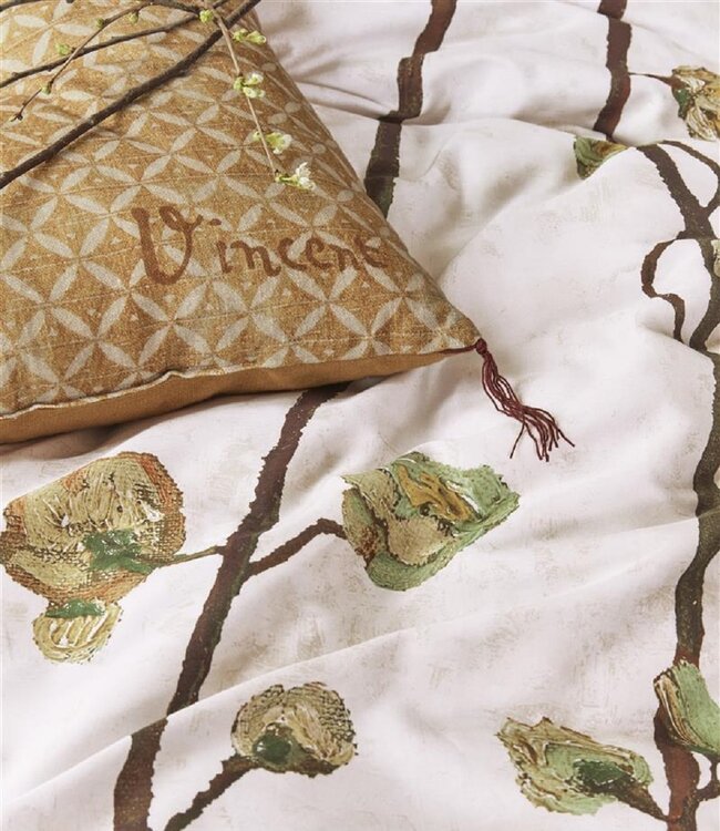 Beddinghouse Dekbedovertrek Van Gogh Plum Blossoms Sand