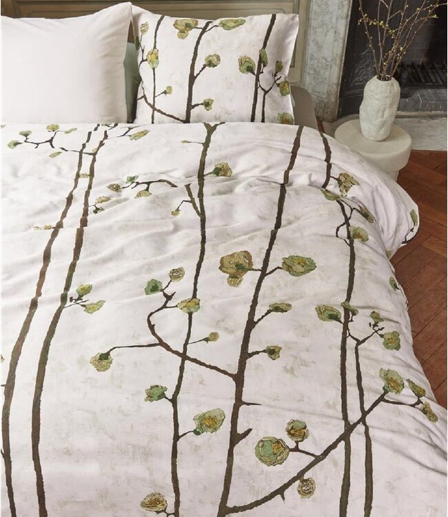 Beddinghouse Dekbedovertrek Van Gogh Plum Blossoms Sand 200 x 200/220