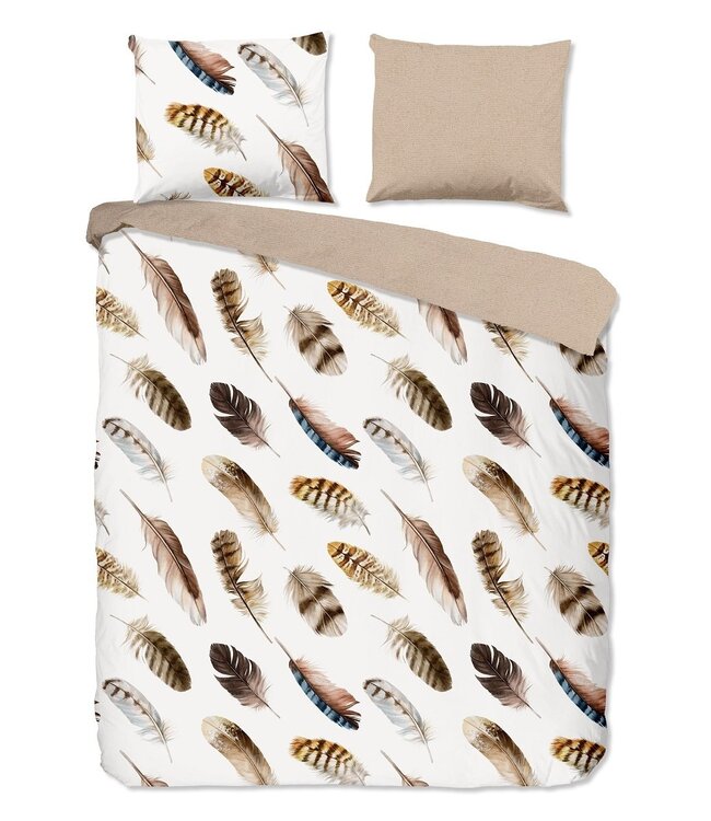 Goodmorning Dekbedovertrek Fedra Sand 200 x 200/220