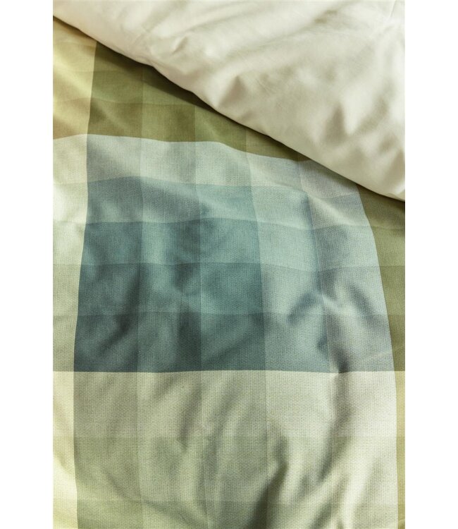 Beddinghouse Dekbedovertrek Dorian Grey Green 200 x 200/220