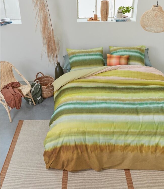 Beddinghouse Dekbedovertrek Hila Green 240 x 200/220