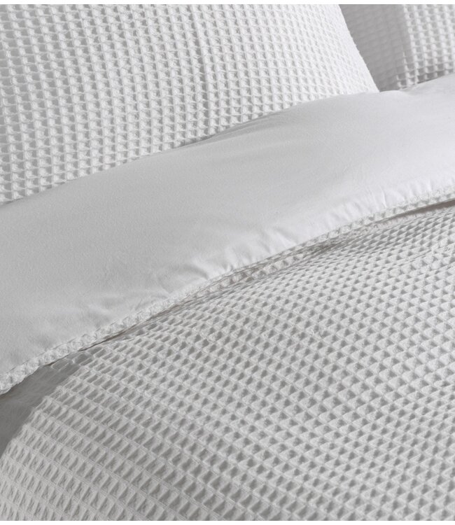 Heckett Lane Dekbedovertrek Vafala Super White 240 x 200/220