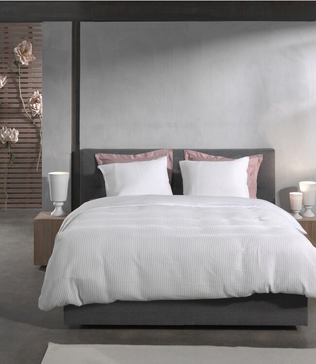 Heckett Lane Dekbedovertrek Vafala Super White 240 x 200/220