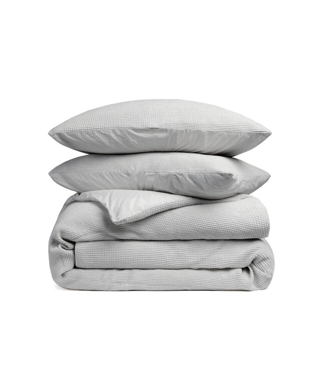 Heckett Lane Dekbedovertrek Vafala Melange Grey 140 x 200/220