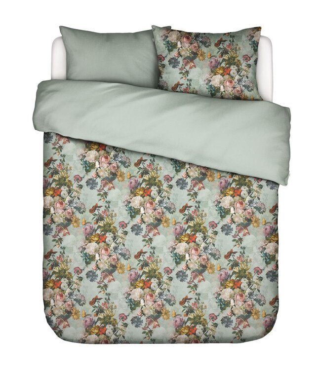 Essenza Dekbedovertrek Karli Mineral Green 240 x 200/220