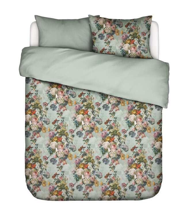 Essenza Dekbedovertrek Karli Mineral Green 260 x 200/220