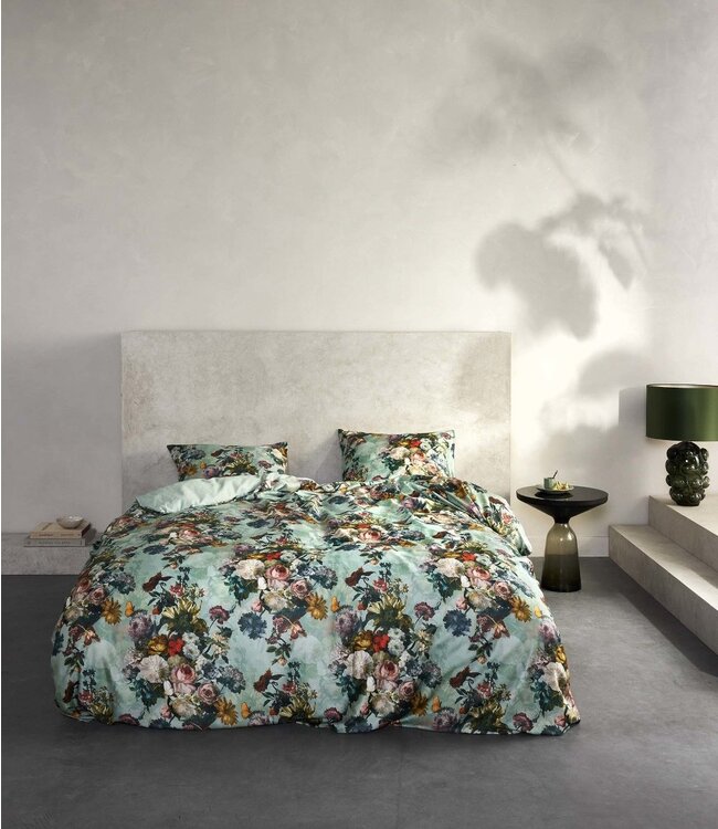 Essenza Dekbedovertrek Karli Mineral Green 240 x 200/220