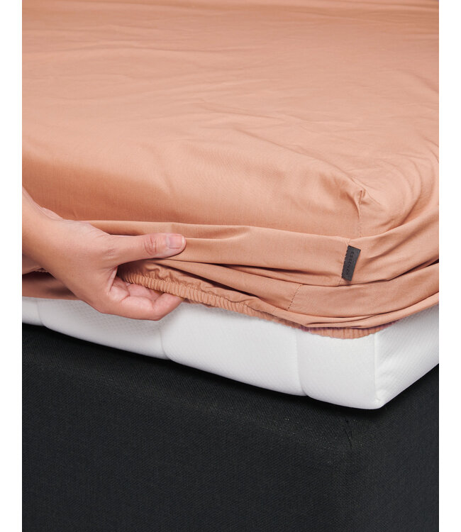 Essenza Hoeslaken Minte Bright Terra Katoen Satijn