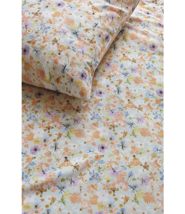 Ariadne at Home Dekbedovertrek Lots of Flowers Pastel