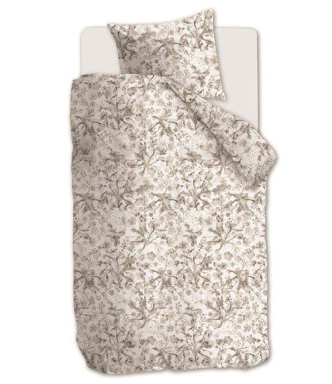 Rivièra Maison Dekbedovertrek Blushing Blooms Sand