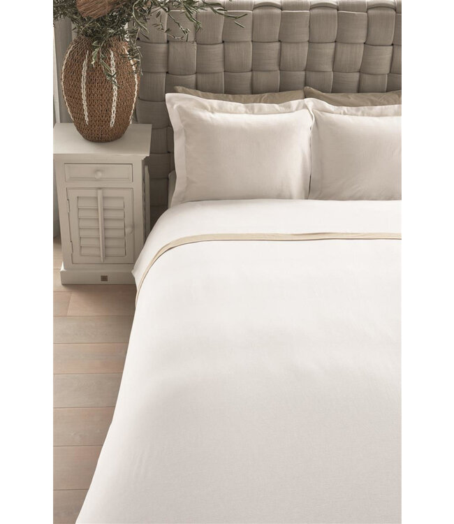 Rivièra Maison Dekbedovertrek Ease White 200 x 200/220