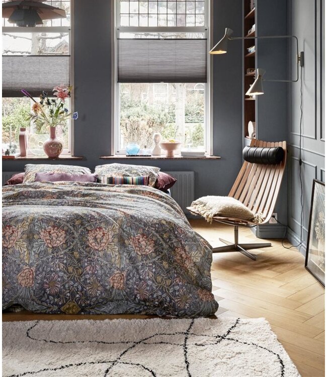 At Home Dekbedovertrek Scene Blue