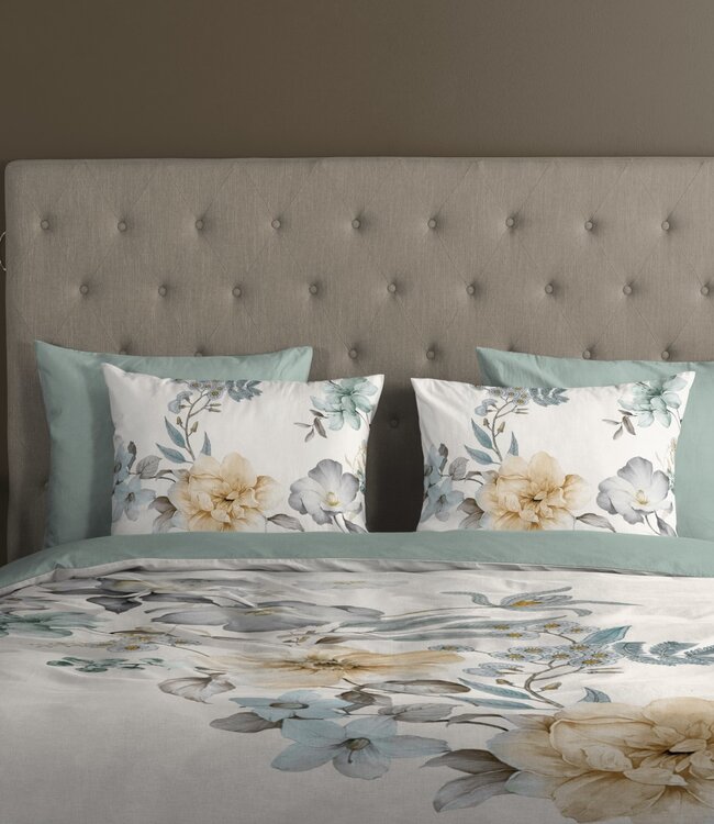 Ritzzly Dekbedovertrek met rits Celina Offwhite