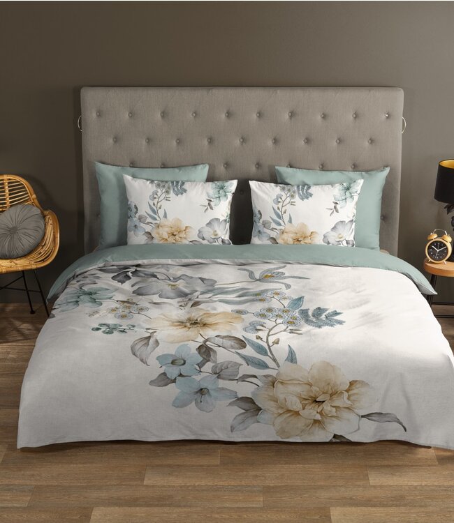 Ritzzly Dekbedovertrek met rits Celina Offwhite