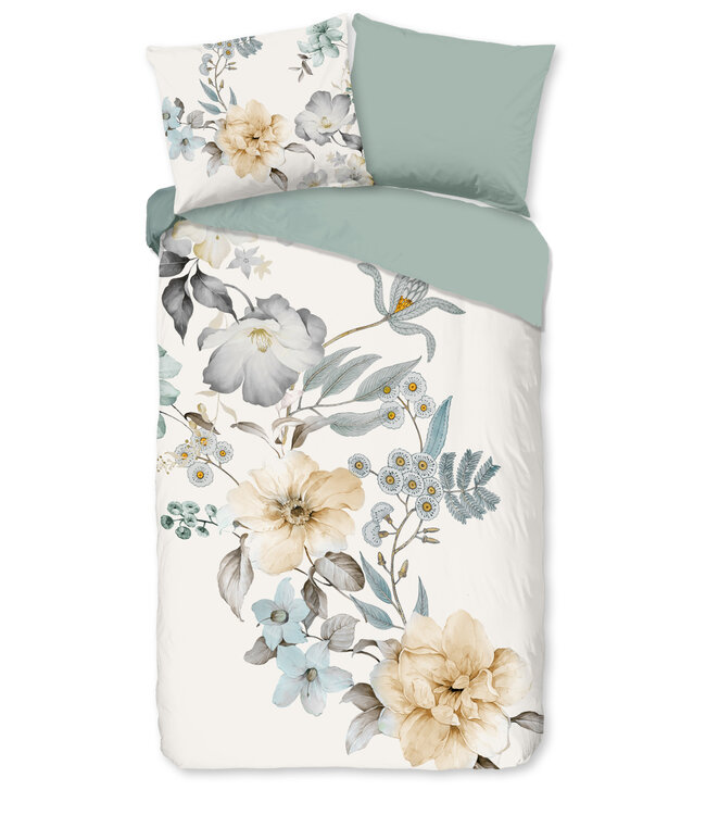 Ritzzly Dekbedovertrek met rits Celina Offwhite