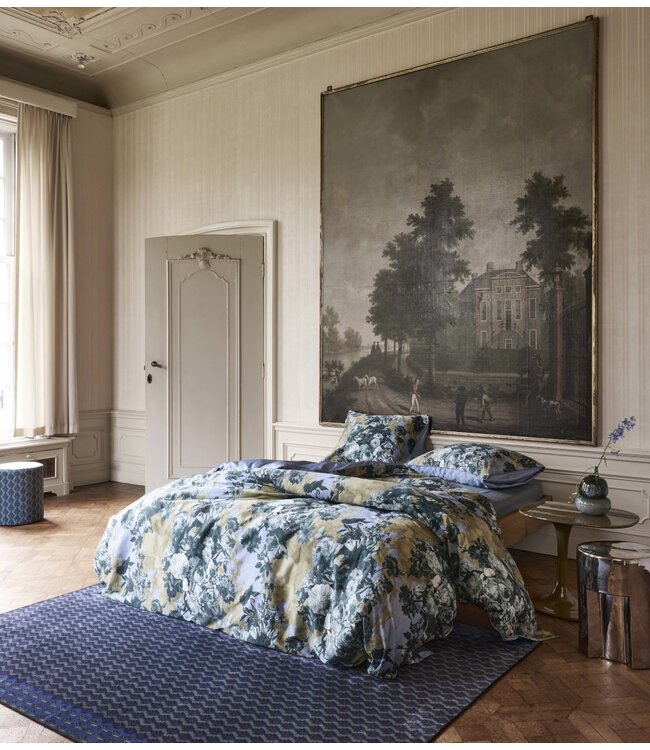 Essenza Dekbedovertrek Leila Chambray Blue 140 x 200/220