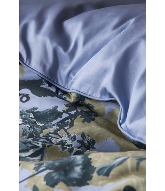 Essenza Dekbedovertrek Leila Chambray Blue 200 x 200/220