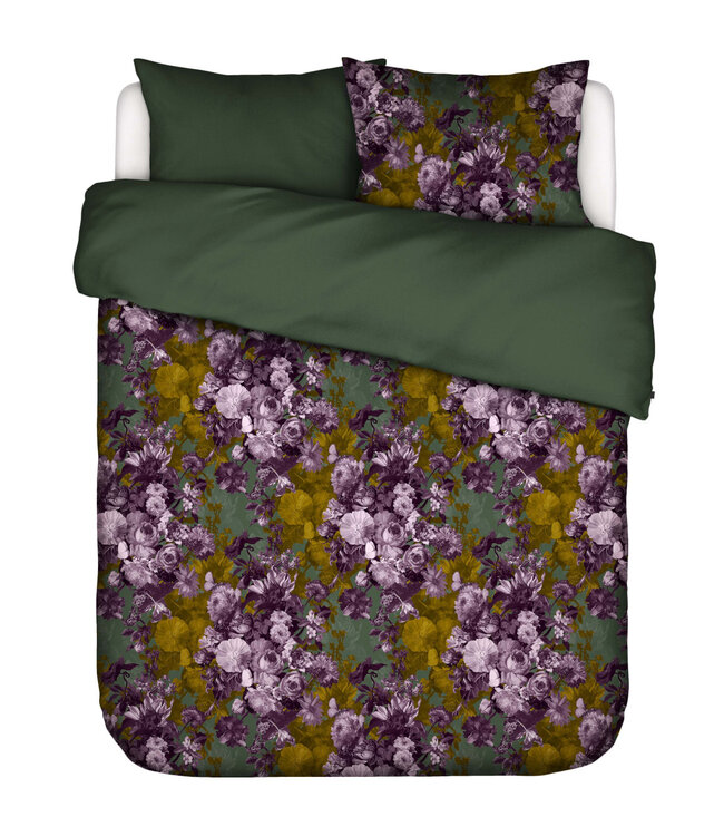 Essenza Dekbedovertrek Leila Forest Green 260 x 200/220