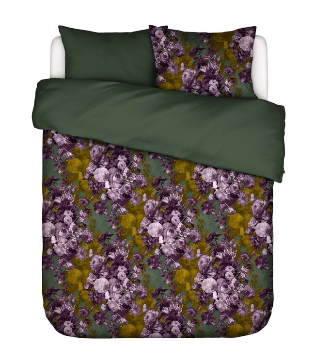 Essenza Dekbedovertrek Leila Forest Green 240 x 200/220