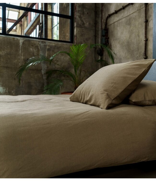 Kayori Dekbedovertrek Ine Khaki