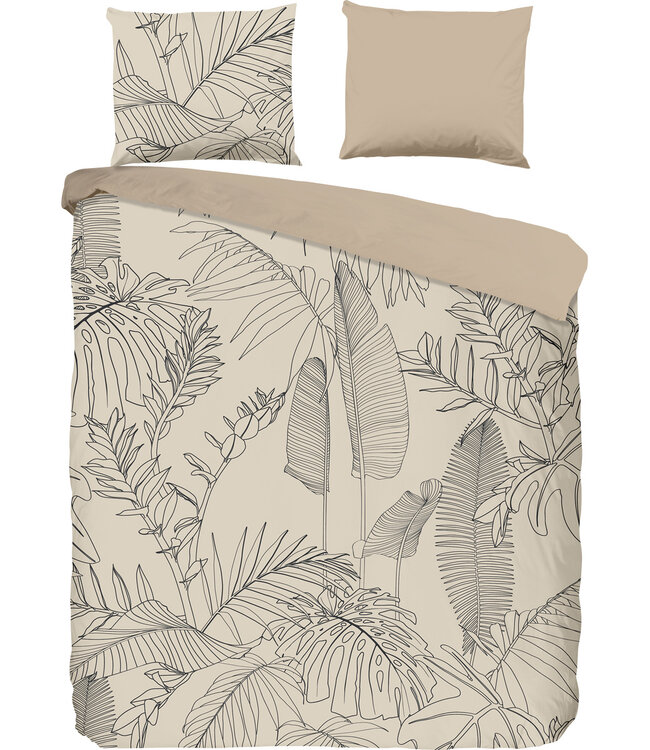 Ritzzly Dekbedovertrek met rits SYM Sand