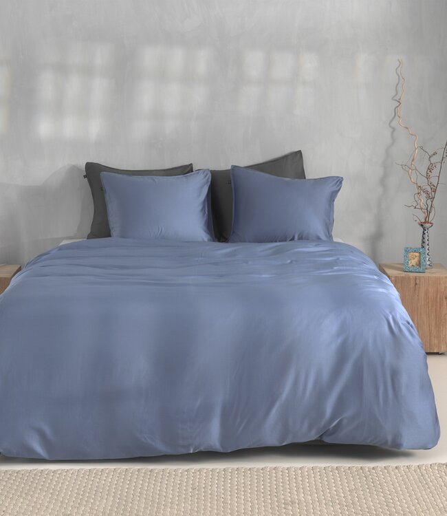 Dekbedovertrek met rits Evening Blue 200 x 200/220